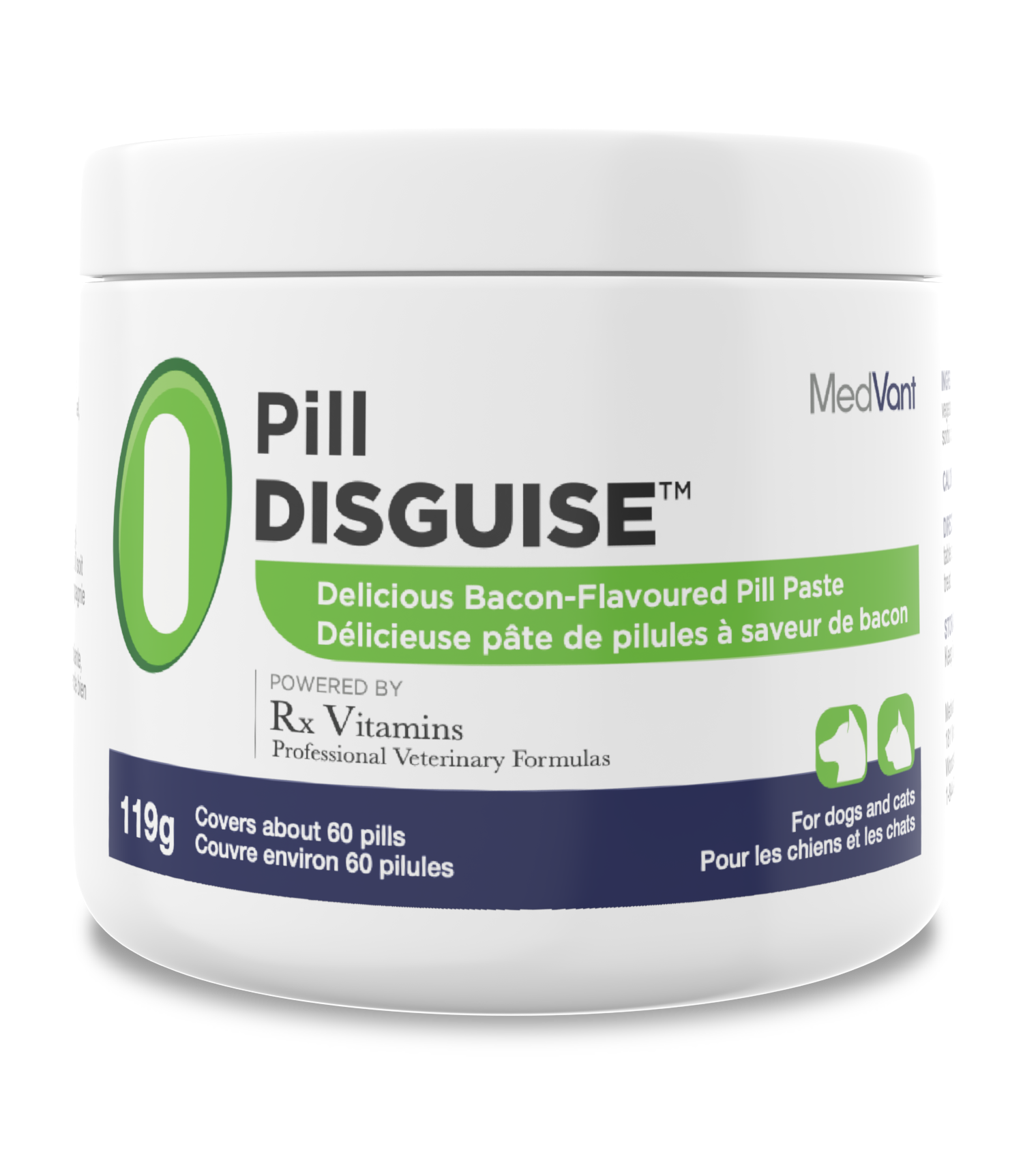 Pill Disguise jar from the front